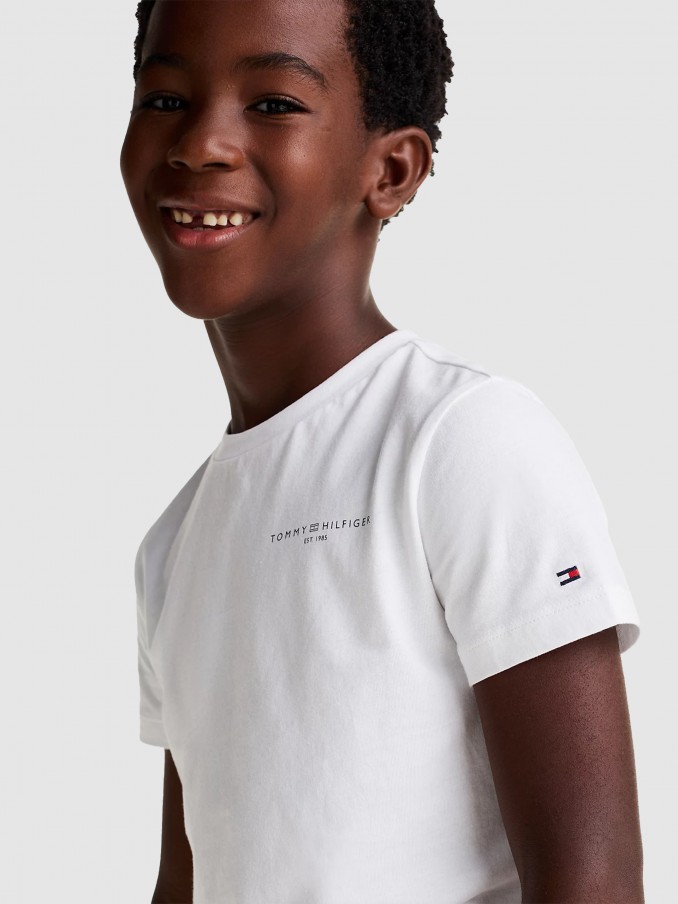 Menino U Mini Corp Logo Tee Ss Tommy Hilfiger- Kids