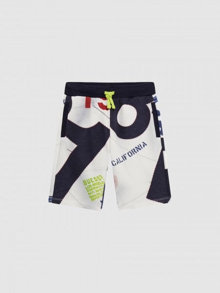 Shorts Boy Dark Blue Guess