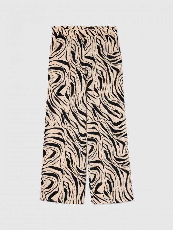 Calca Mulher Vmpoet Hw Loose Pant Jrs Ga Boo Vero Moda