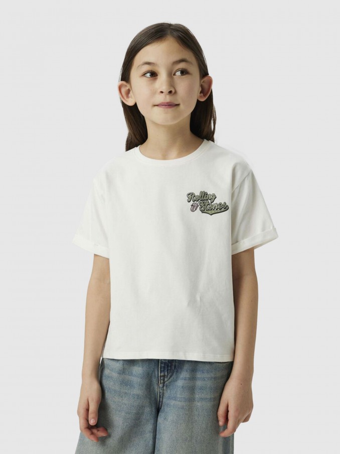 T-Shirt Girl White Name It