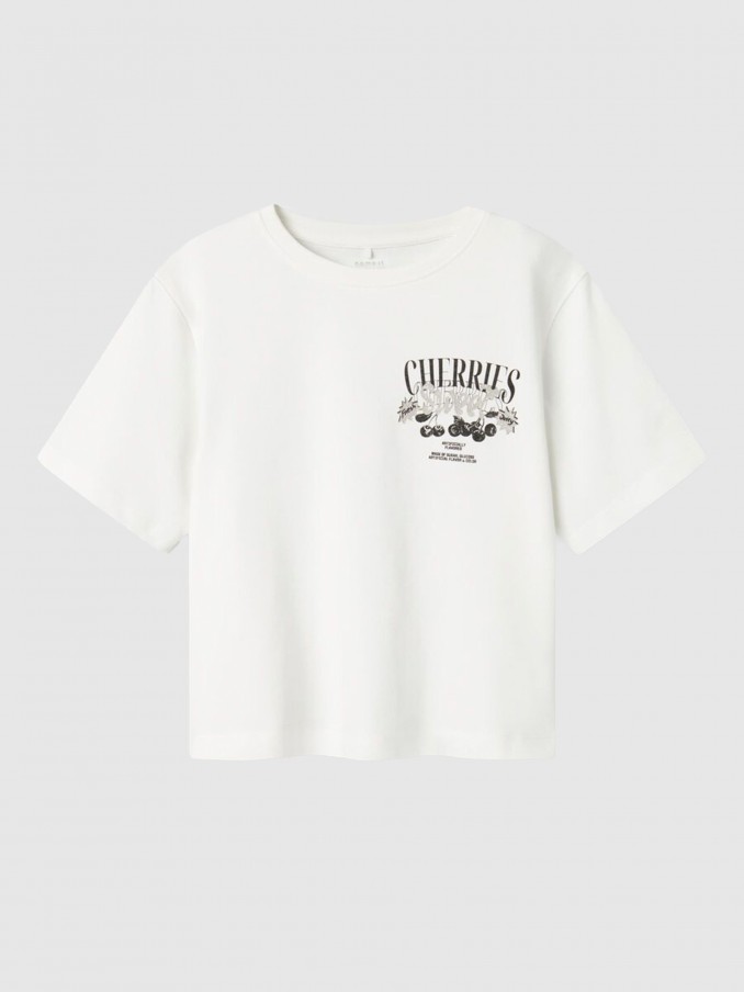 T-Shirt Girl White Name It
