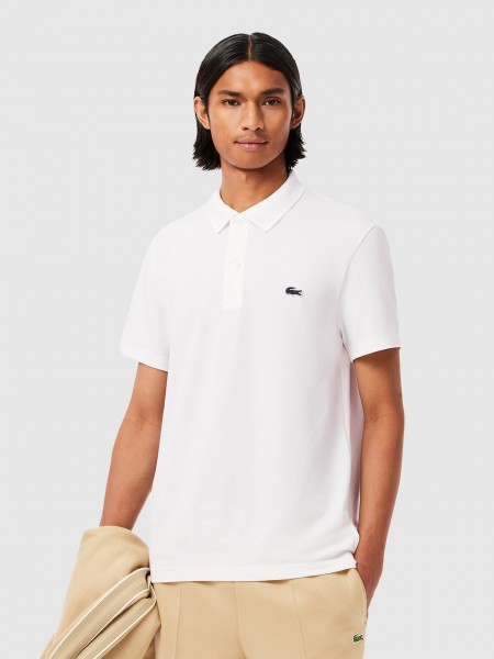 Polos Homem Regular Fit Cotton Blend Cotton Knit Polo Lacoste