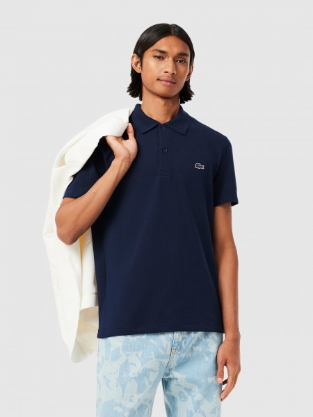 Polos Homem Regular Fit Cotton Blend Cotton Knit Polo Lacoste