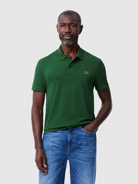 Polos Homem Regular Fit Cotton Blend Cotton Knit Polo Lacoste