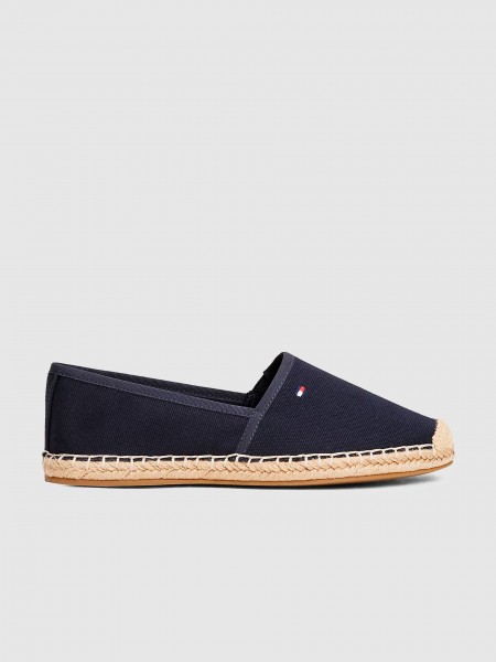 Mulher Flag Canvas Espadrille Tommy Jeans