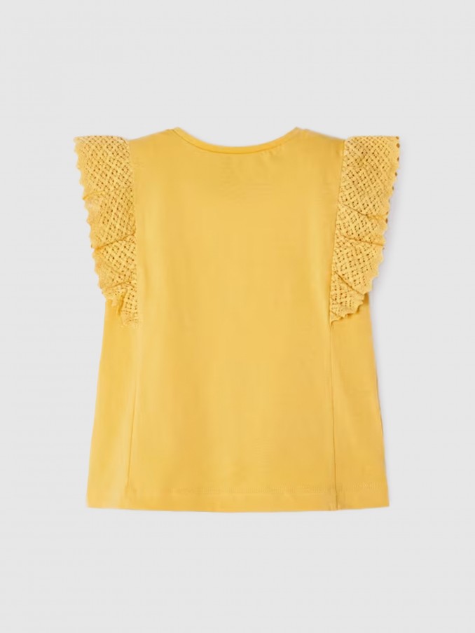 T-Shirt Girl Yellow Mayoral