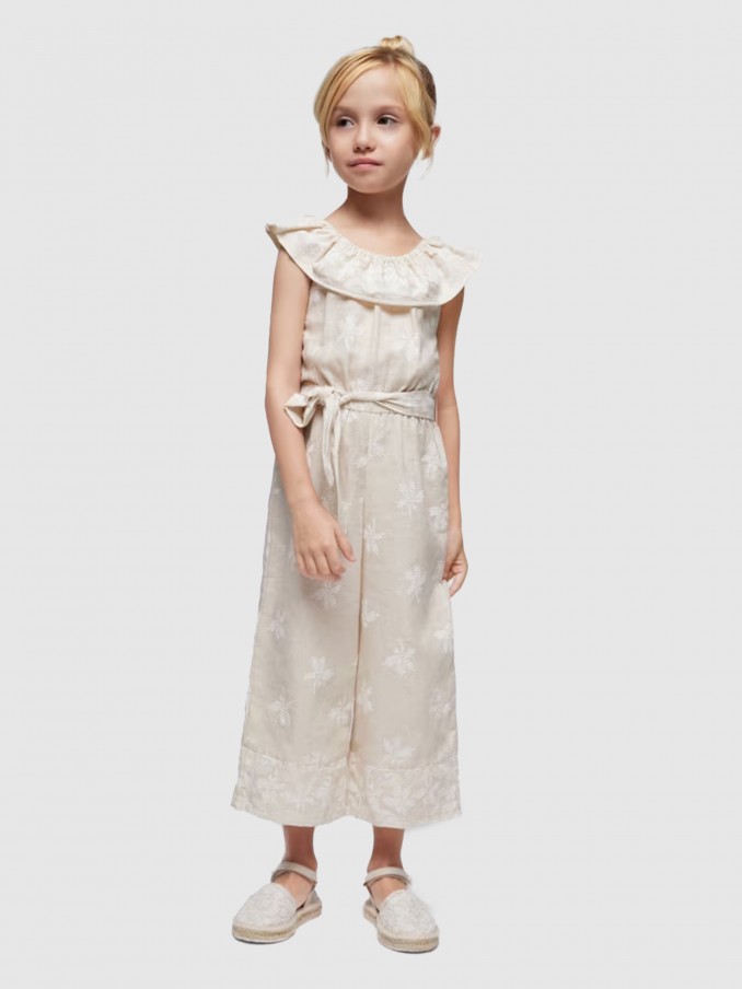 Overall Girl Beige Mayoral