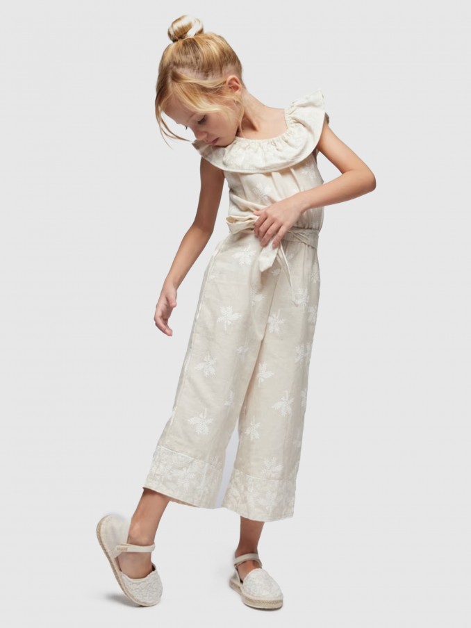 Overall Girl Beige Mayoral