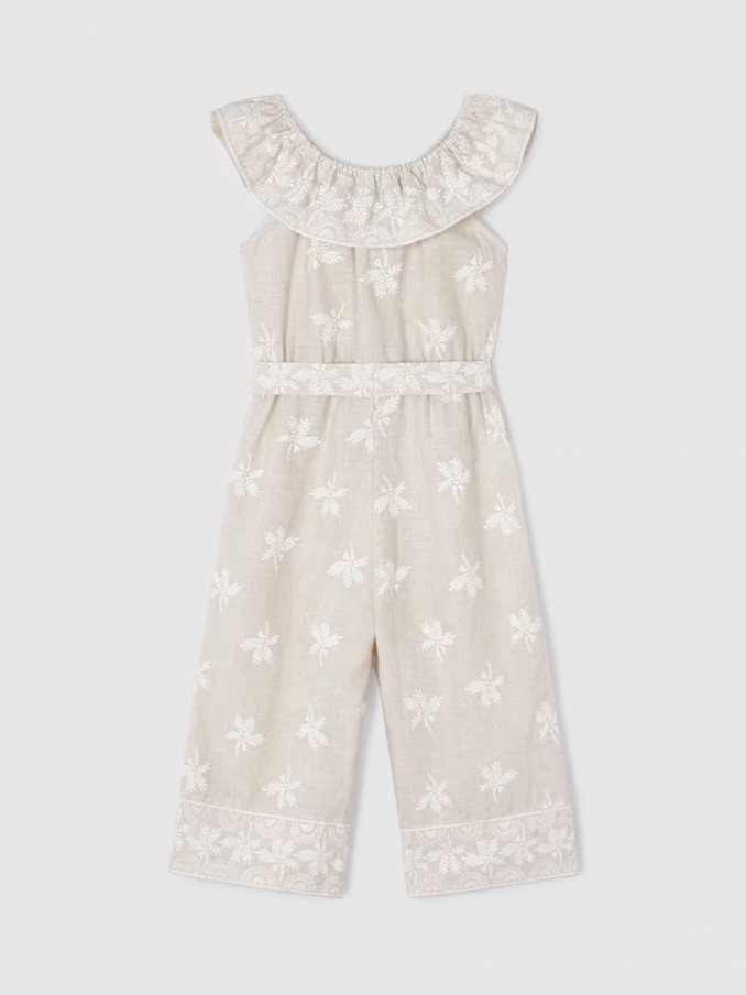 Overall Girl Beige Mayoral