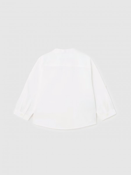 Camisa Bebe Nio Blanco Mayoral