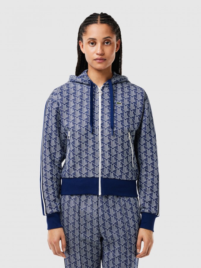 Chaqueta Mujer Azul Marino Lacoste