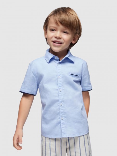 Shirt Boy Blue Mayoral