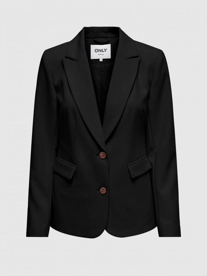 Chaqueta Mujer Negro Only
