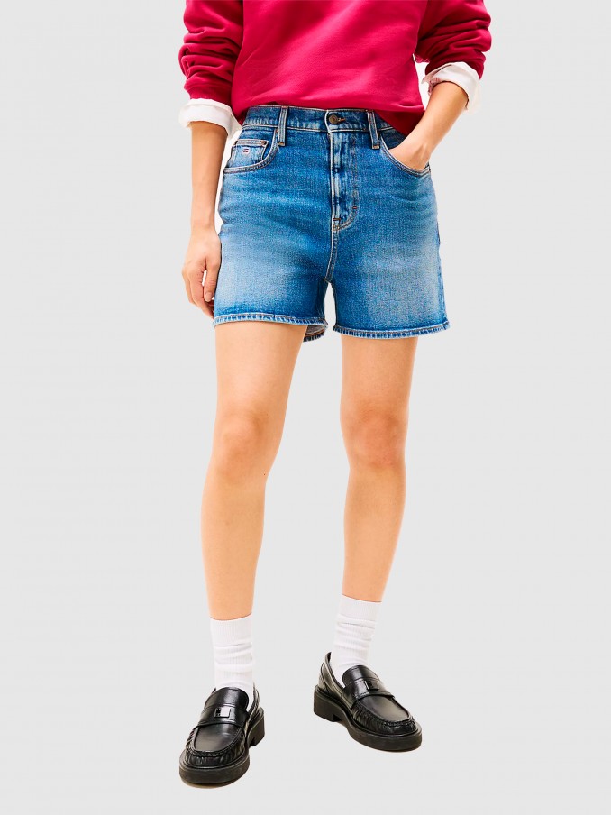 Mulher Mom Short Bi0134 Tommy Jeans