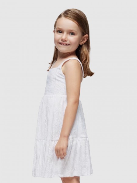 Dress Girl White Mayoral