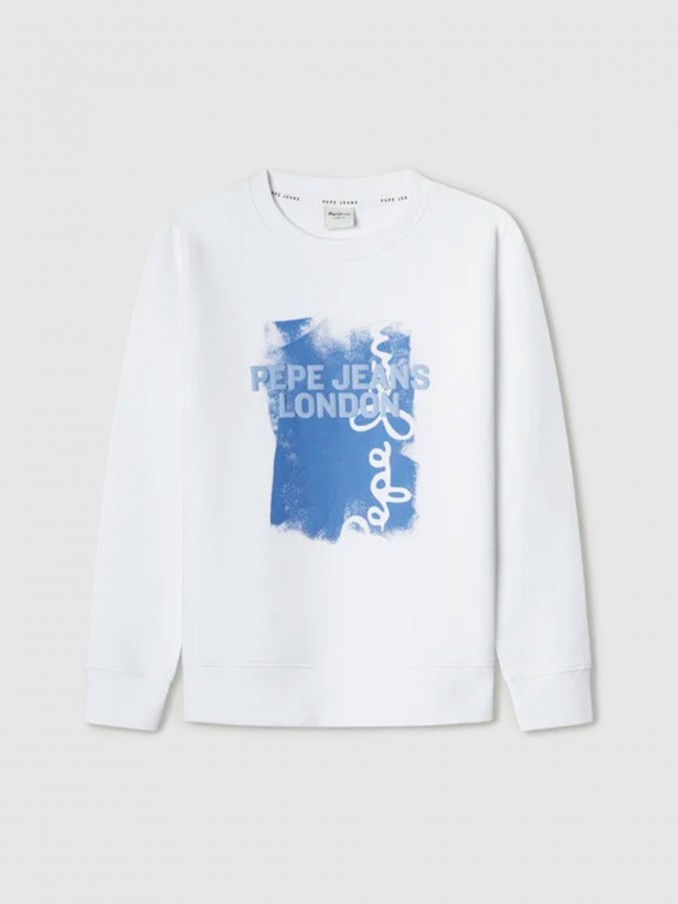 Sueter Niño Blanco Pepe Jeans London