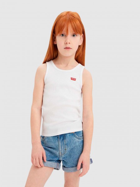 Tops Menina Lvg Meet And Greet Ribbed Tank Levis