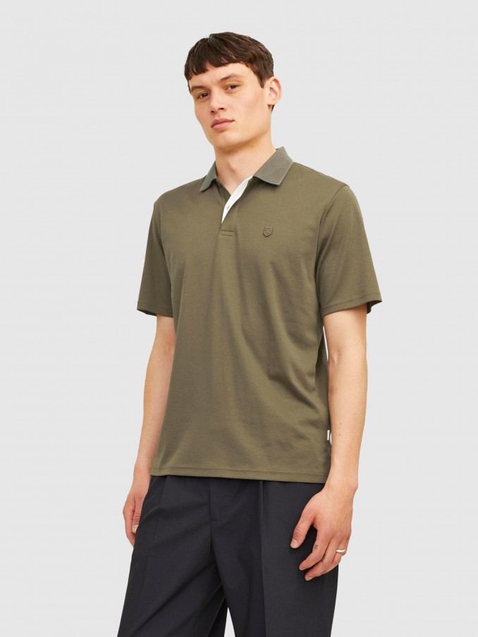 Polo Hombre Verde Jack & Jones