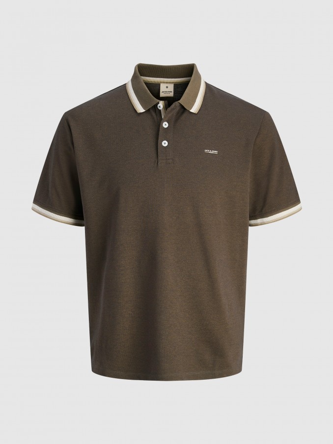 Polo Hombre Marrn Jack & Jones
