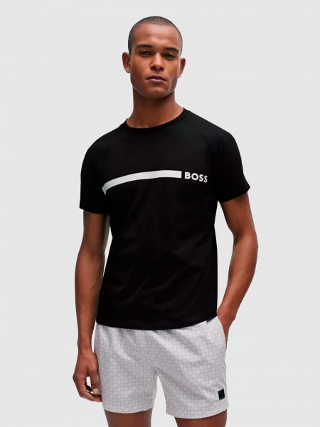 T-Shirt Homem T-Shirt Rn Slim Fit Boss