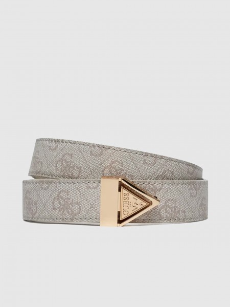 Cinturon Mujer Crema Guess