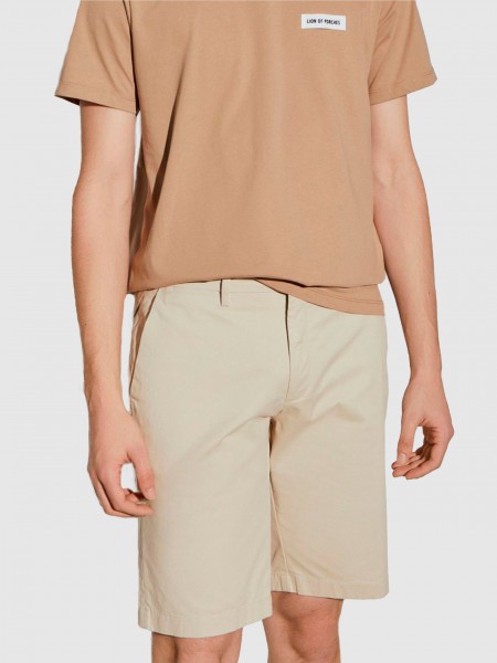Shorts Man Beige Lion Of Porches