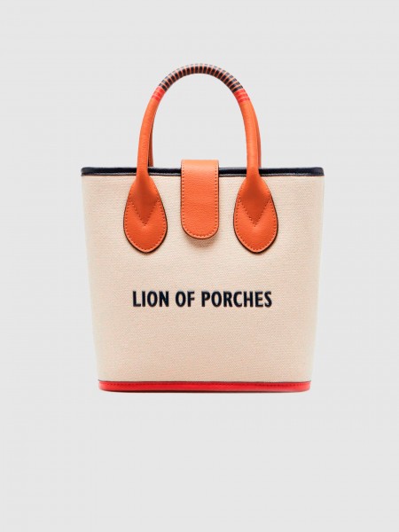 Shoulder Bags Woman Cream Lion Of Porches