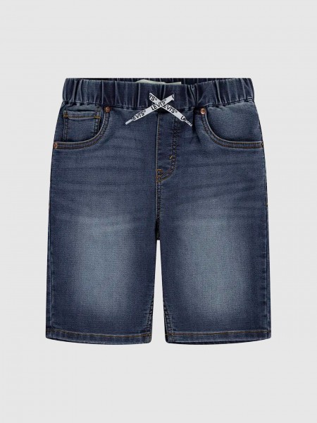 Calcao Menino Skinny Fit Dobby Shorts Levis