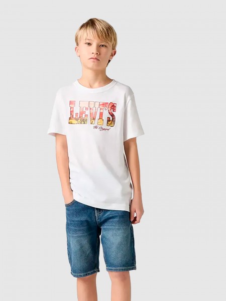 Calcao Menino XX Authentic Chino Shorts Levis
