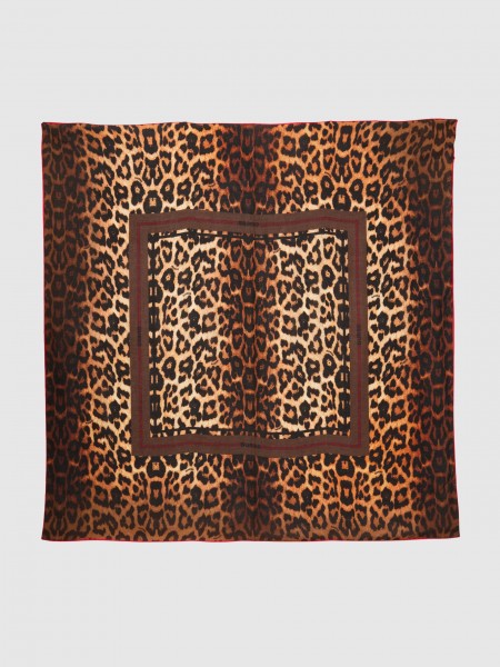 Scarves Woman Animal Print Guess