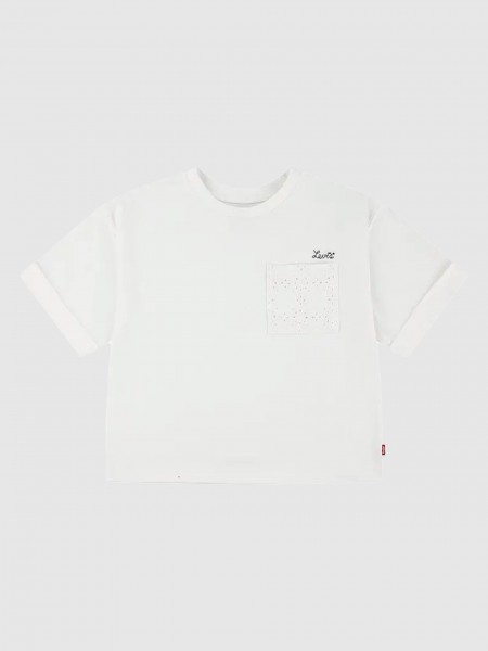 Camiseta Nia Blanco Levis