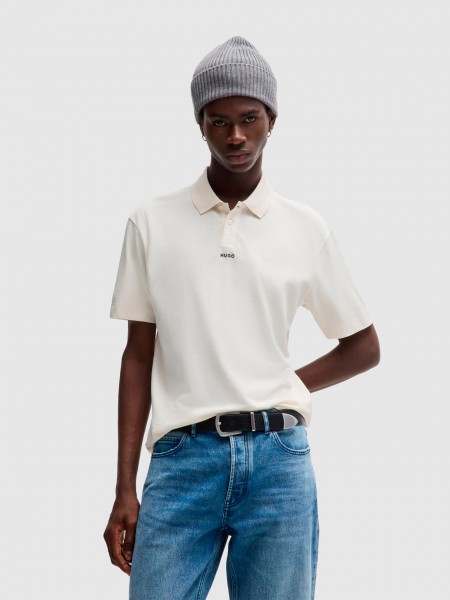 Polo Shirt Man White Hugo Boss