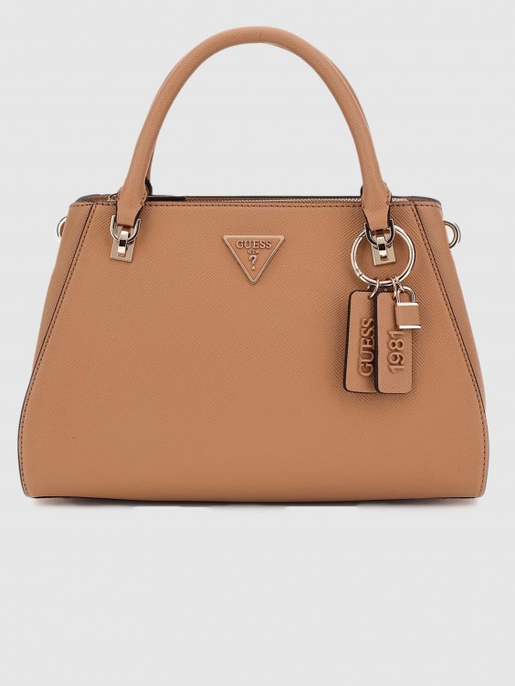 Brown Guess Latest Bags Buy GUESS Tan Brown Solid Structured
