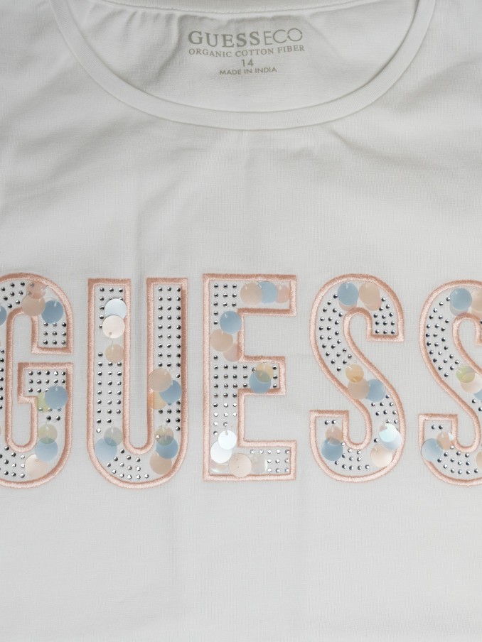 T-Shirt Menina Midi Ss T-Shirt Guess Kids
