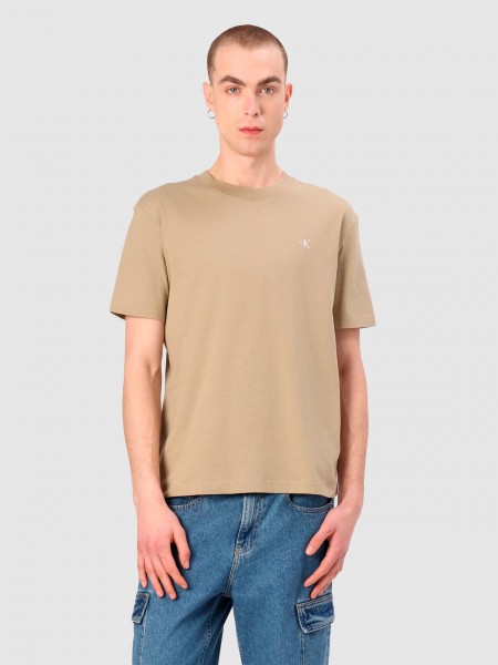 T-Shirt Man Green Calvin Klein