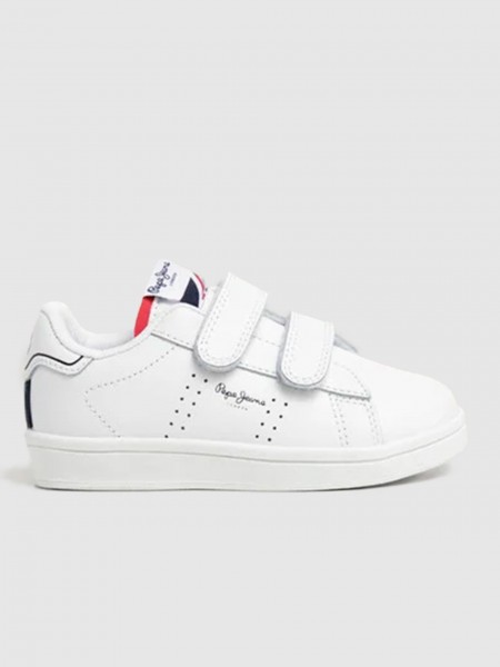 Sneakers Boy White Pepe Jeans London