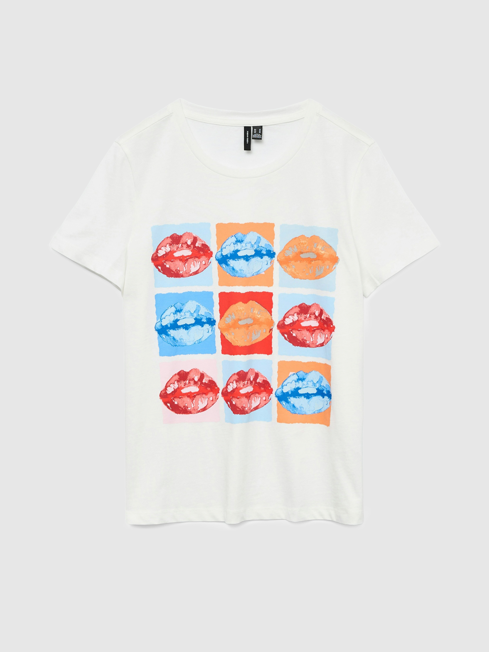 T-Shirt Woman White Vero Moda