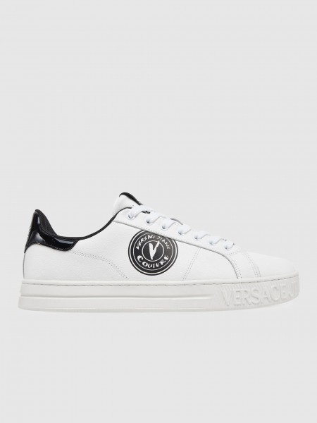 Tenis Hombre Blanco Versace