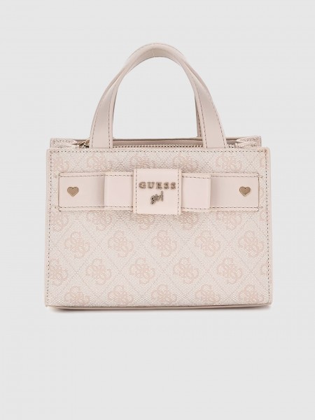 Bolsos de Mano Nia Crema Guess
