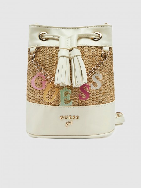 Bolsos de Hombro Nia Blanco Guess