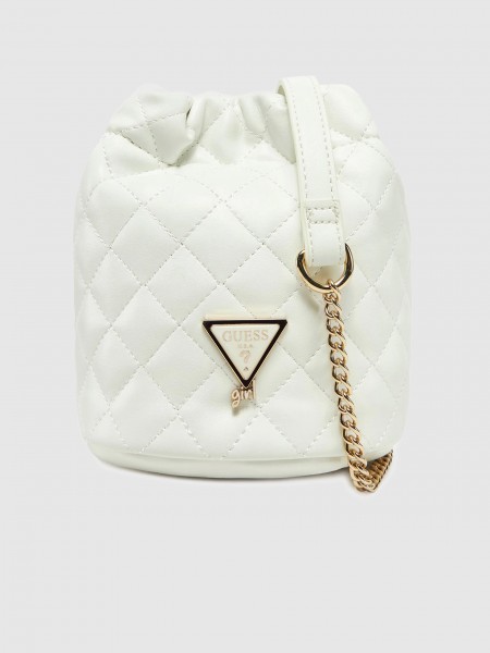 Bolsos de Hombro Nia Blanco Guess