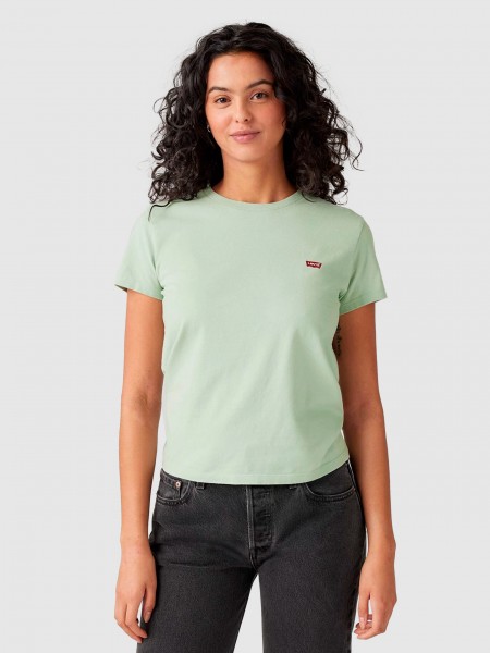T-Shirt Woman Green Levis