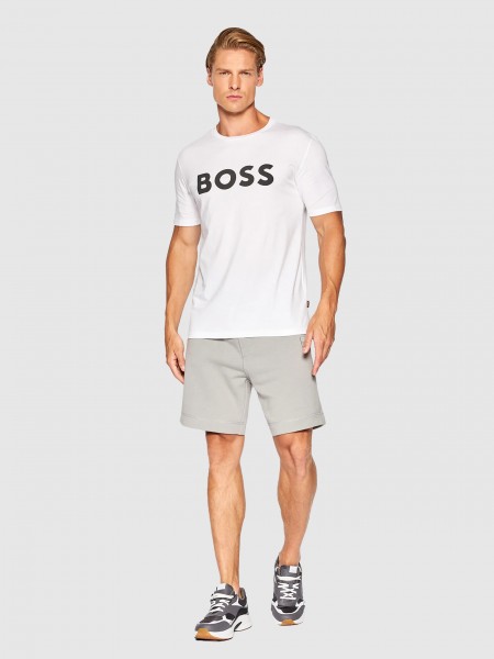 T-Shirt Homem Boss Orange