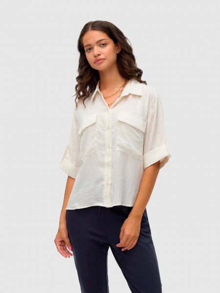 Camisa Mujer Blanco Vero Moda