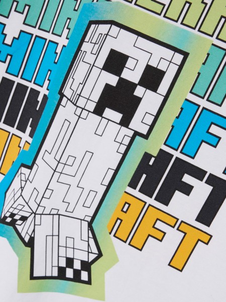 T-Shirt Menino Nkmjin Minecraft Ss Top Box Noos Bfu Name It