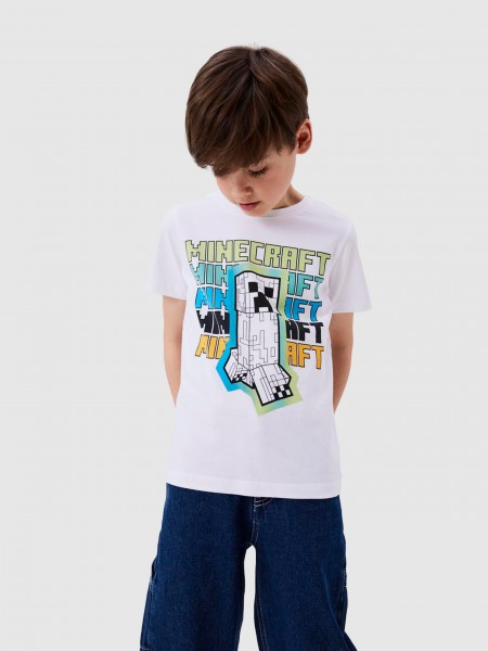 T-Shirt Boy White Name It