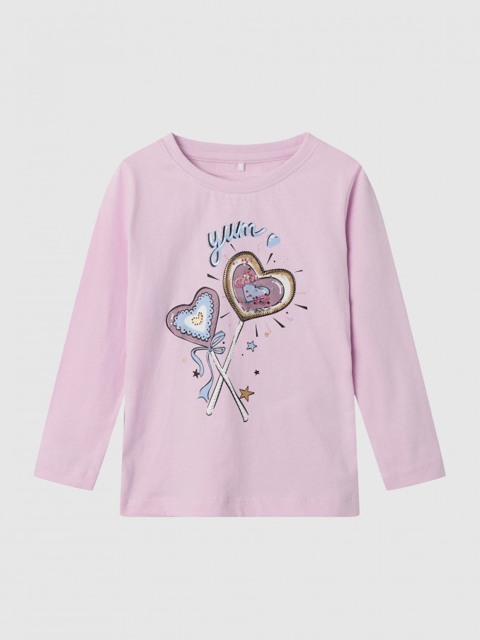 T-Shirt Menina Nmfbethany Nreg Ss Top Box Name It