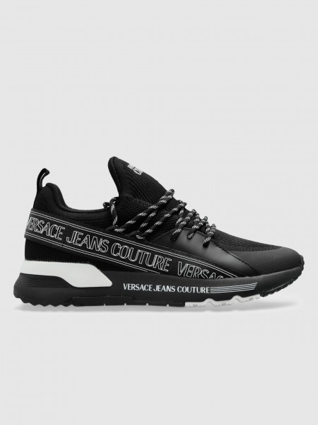 Tenis Hombre Negro Versace