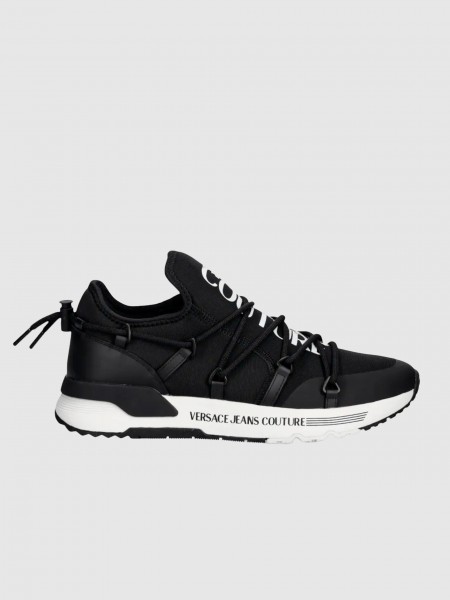 Tenis Hombre Negro Versace