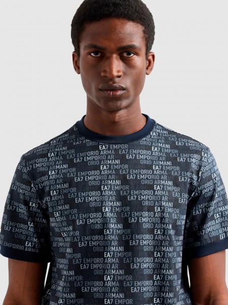 Camiseta Hombre Ea7 Emporio Armani